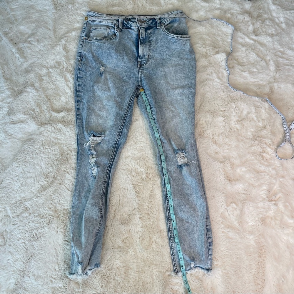 No Boundaries Light Blue Distressed Skinny Jeans
